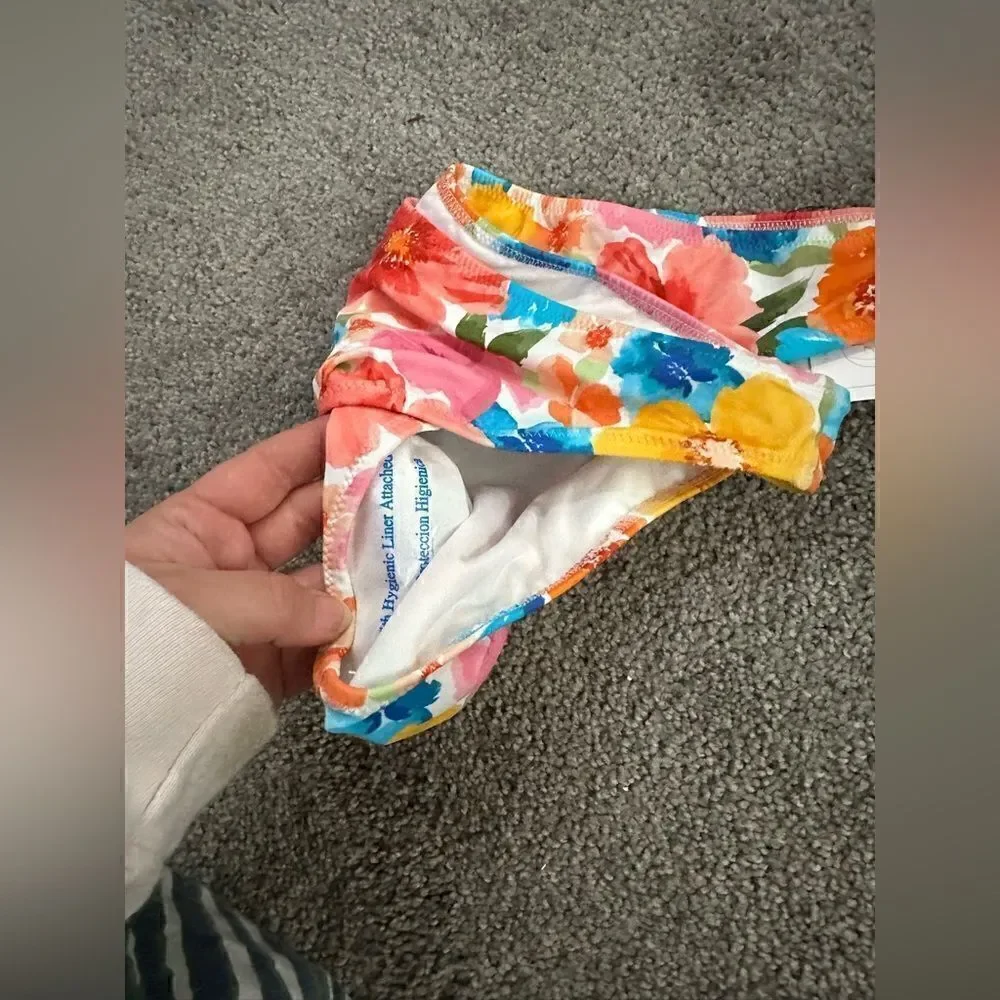 Shade&Shore Floral Swim Bottoms NWT Multicolor XL